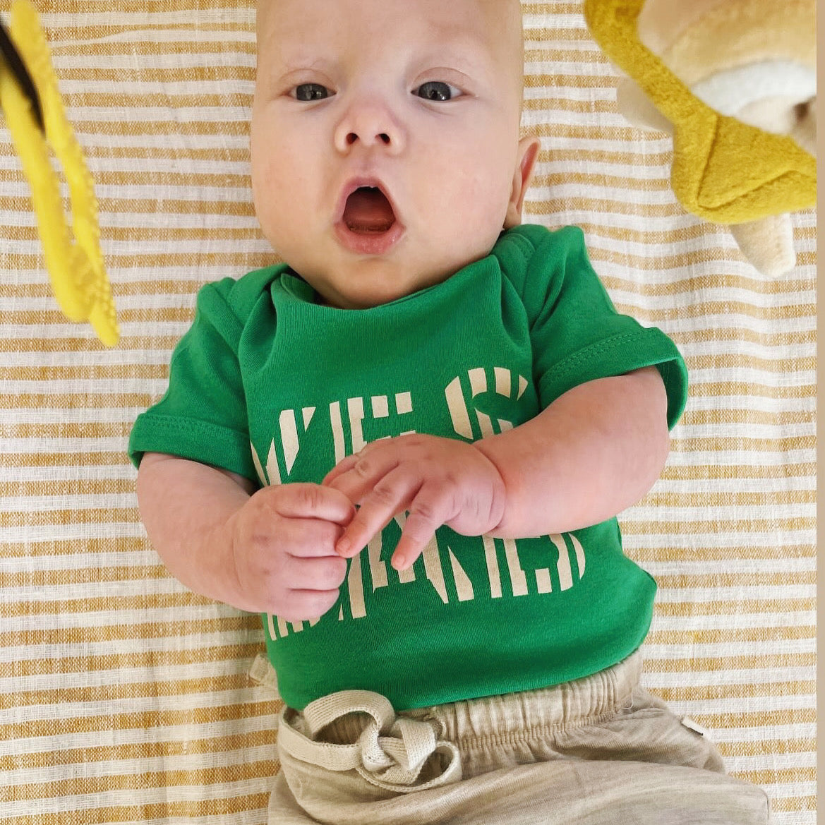 Green baby grow hotsell