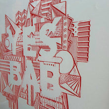 Load image into Gallery viewer, Fundraising A1 Screenprint - Framed, oxblood / pink