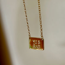Load image into Gallery viewer, YES BAB gold pendant