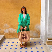 Load image into Gallery viewer, **New!** YES BAB giant caramel canvas bag