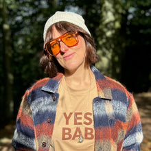Load image into Gallery viewer, YES BAB caramel adult tee