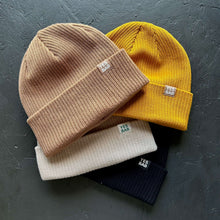 Load image into Gallery viewer, YES BAB narrow rib organic beanie