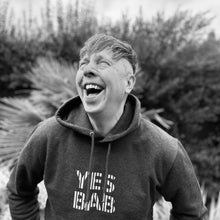 Load image into Gallery viewer, YES BAB organic charcoal hoodie