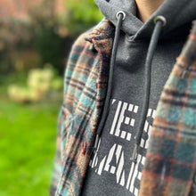 Load image into Gallery viewer, YES BAB organic charcoal hoodie