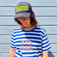 Load image into Gallery viewer, YES BAB organic stripe tee