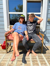 Load image into Gallery viewer, YES BAB organic stripe tee