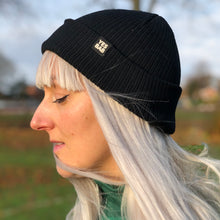 Load image into Gallery viewer, YES BAB narrow rib organic beanie