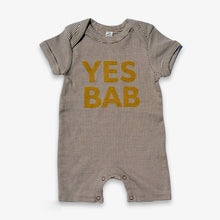 Load image into Gallery viewer, YES BAB sepia stripe shortie