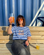 Load image into Gallery viewer, YES BAB organic stripe tee