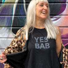 Load image into Gallery viewer, YES BAB black easy tank (XL only)