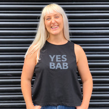 Load image into Gallery viewer, YES BAB black easy tank (XL only)