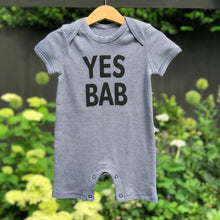 Load image into Gallery viewer, YES BAB blue stripe shortie