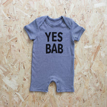 Load image into Gallery viewer, YES BAB blue stripe shortie