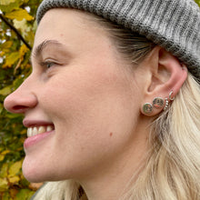 Load image into Gallery viewer, YES BAB recycled silver earrings
