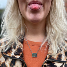 Load image into Gallery viewer, YES BAB recycled silver pendant