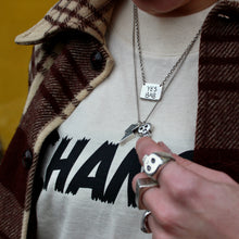 Load image into Gallery viewer, YES BAB recycled silver pendant