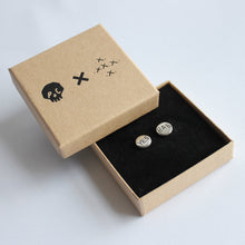 Load image into Gallery viewer, YES BAB recycled silver earrings
