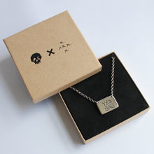 Load image into Gallery viewer, YES BAB recycled silver pendant