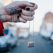 Load image into Gallery viewer, YES BAB recycled silver pendant
