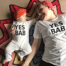 Load image into Gallery viewer, YES BAB organic romper