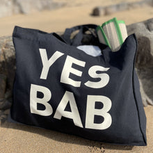 Load image into Gallery viewer, YES BAB giant canvas bag