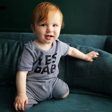Load image into Gallery viewer, YES BAB blue stripe shortie