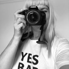 Load image into Gallery viewer, YES BAB white adult tee