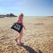 Load image into Gallery viewer, YES BAB giant canvas bag