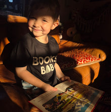Load image into Gallery viewer, BOOKS BAB organic kids tee