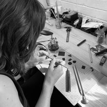 Load image into Gallery viewer, **New!** YES BAB droplet silver pendant