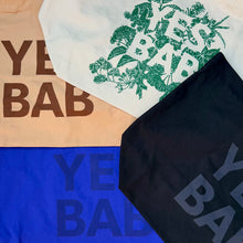 Load image into Gallery viewer, **New!** YES BAB giant black canvas bag