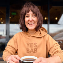 Load image into Gallery viewer, **New!** YES BAB organic caramel hoodie