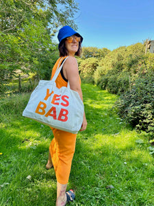 YES BAB giant sunshine ombre bag