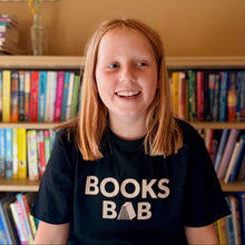 Load image into Gallery viewer, **New!** BOOKS BAB organic kids tee