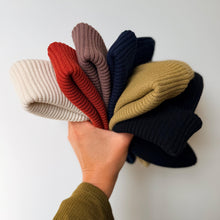 Load image into Gallery viewer, **New** P+C's organic ribbed beanie