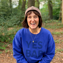 Load image into Gallery viewer, *New!* YES BAB French worker blue sweat
