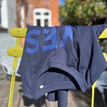 Load image into Gallery viewer, **New!**YES BAB organic oversize indigo tee