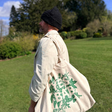 Load image into Gallery viewer, *New!* YES BAB giant botanical canvas bag
