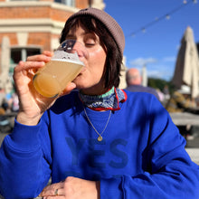 Load image into Gallery viewer, *New!* YES BAB French worker blue sweat