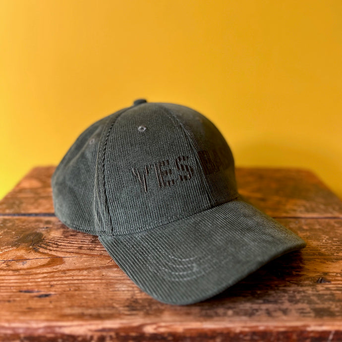**New!**  YES BAB organic corduroy cap