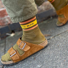 Load image into Gallery viewer, *New!* YES BAB olive sports sock