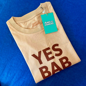 YES BAB caramel adult tee