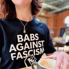 Load image into Gallery viewer, **New!** BABS AGAINST FASCISM adult tee