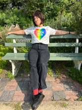 Load image into Gallery viewer, **New!**PRIDE BAB organic fluoro ombre tee