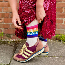 Load image into Gallery viewer, *New!* YES BAB rainbow socks