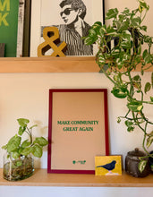 Load image into Gallery viewer, **New!** Anti MAGA Community screenprint, A3