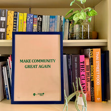 Load image into Gallery viewer, **New!** Anti MAGA Community screenprint, A3