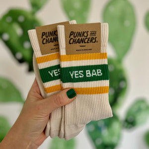 **New!** YES BAB sports sock