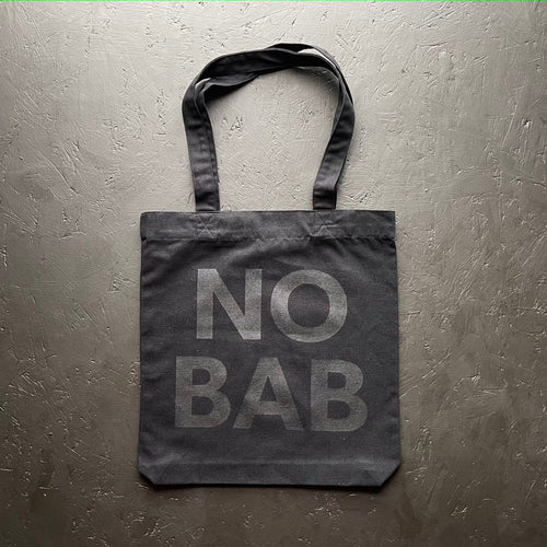 NO BAB recycled canvas tote
