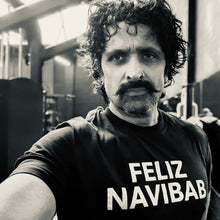 Load image into Gallery viewer, FELIZ NAVIBAB organic glitter tee